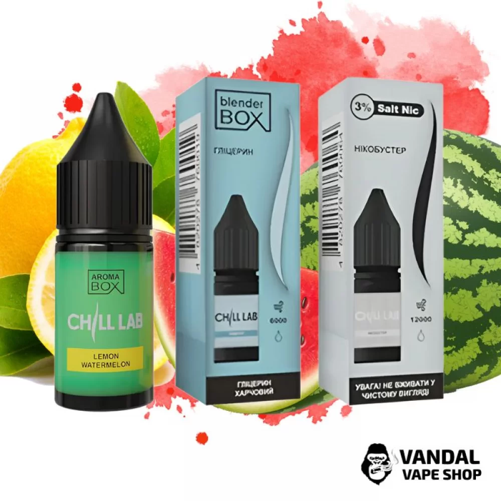 Набор для самозамеса Chill Lab 15 мл 30 мг со вкусом лимона с арбузом