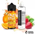 Набор для самозамеса Crazy Juice Organic 120 мл 6 мг со вкусом апельсиновой цедры и клубники