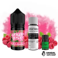 Набори для самозамісу Crazy Juice - Raspberry 30 мл 50 мг