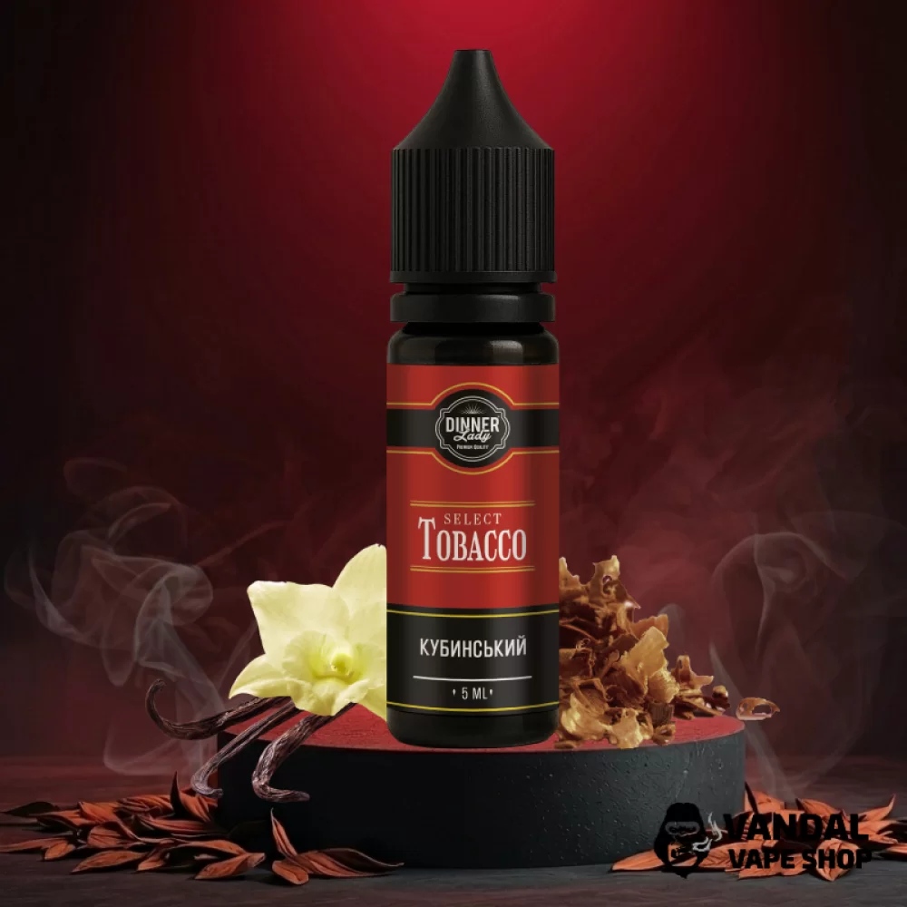 Набор для самозамеса Dinner Lady Tobacco 15 мл 50 мг со вкусом табака и ванили