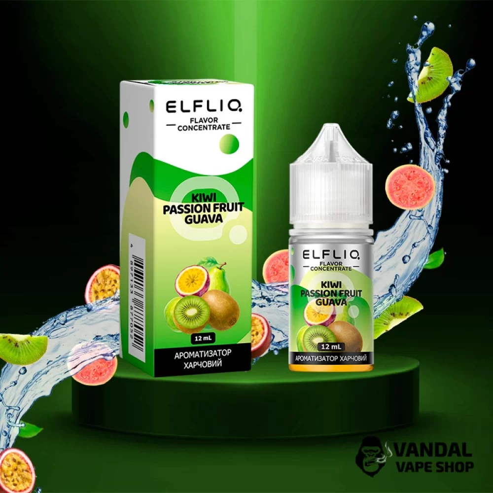 Набор для самозамеса Elf Liq 30 мл 50 мг со вкусом киви, маракуи и гуавы