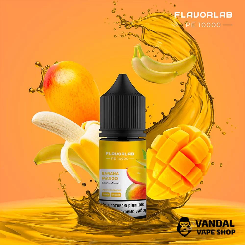 Набор для самозамеса Flavorlab PE 10000 30 мл 50 мг со вкусом манго и банана