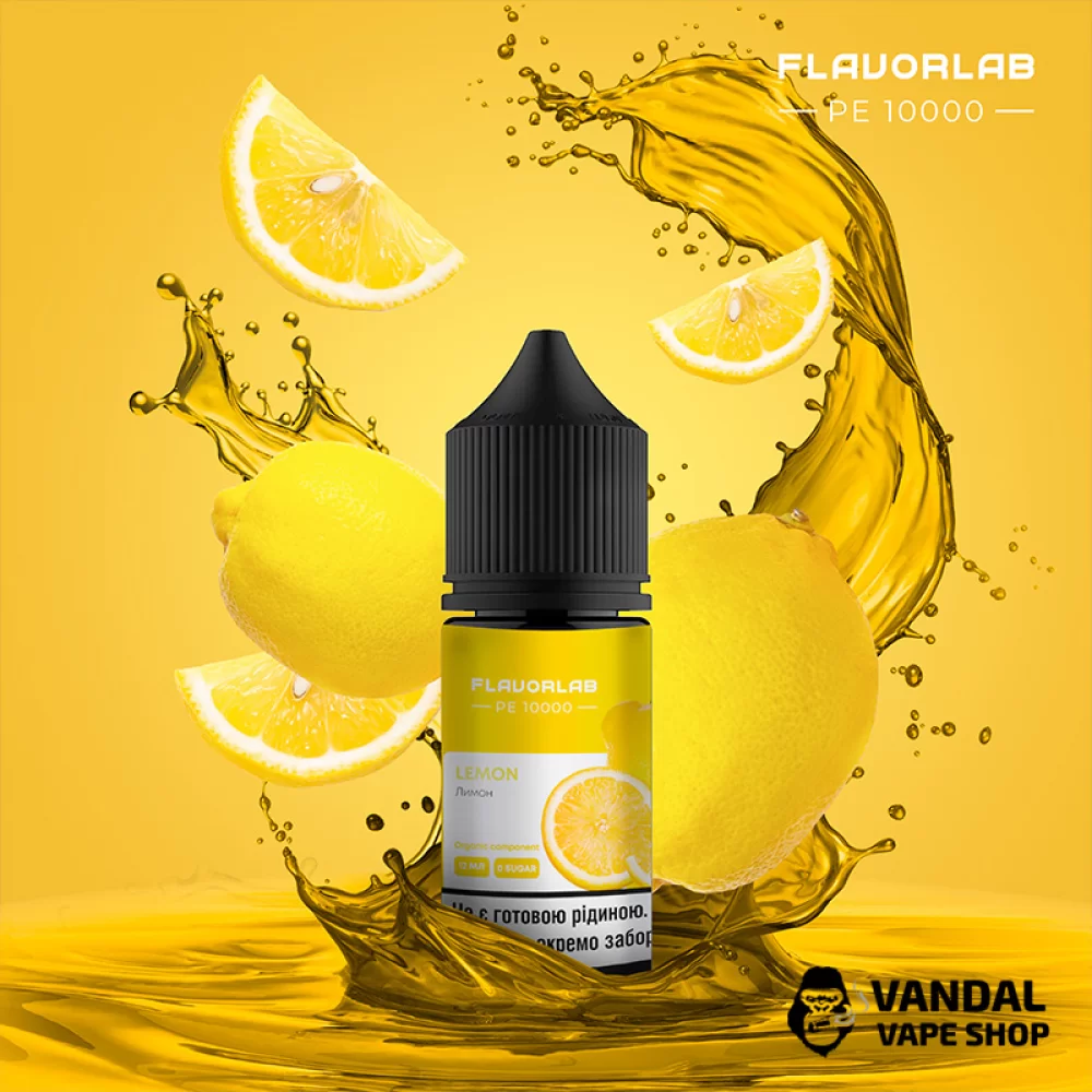 Набор для самозамеса Flavorlab PE 10000 30 мл 50 мг со вкусом лимона Набор для самозамеса Flavorlab PE 10000 30 мл 50 мг со вкусом лимона