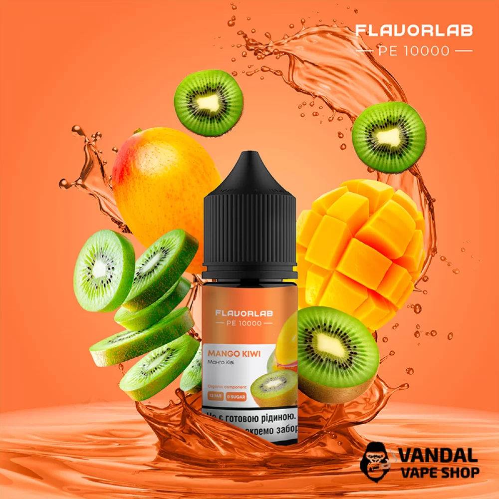Набір для самозамісу Flavorlab PE 10000 30 мл 50 мг зі смаком манго і ківі