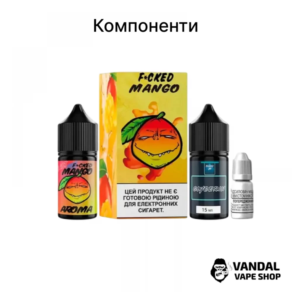 Набір для самозамісу Fucked Lab Salt 30 мл 25 мг зі смаком синьої малини