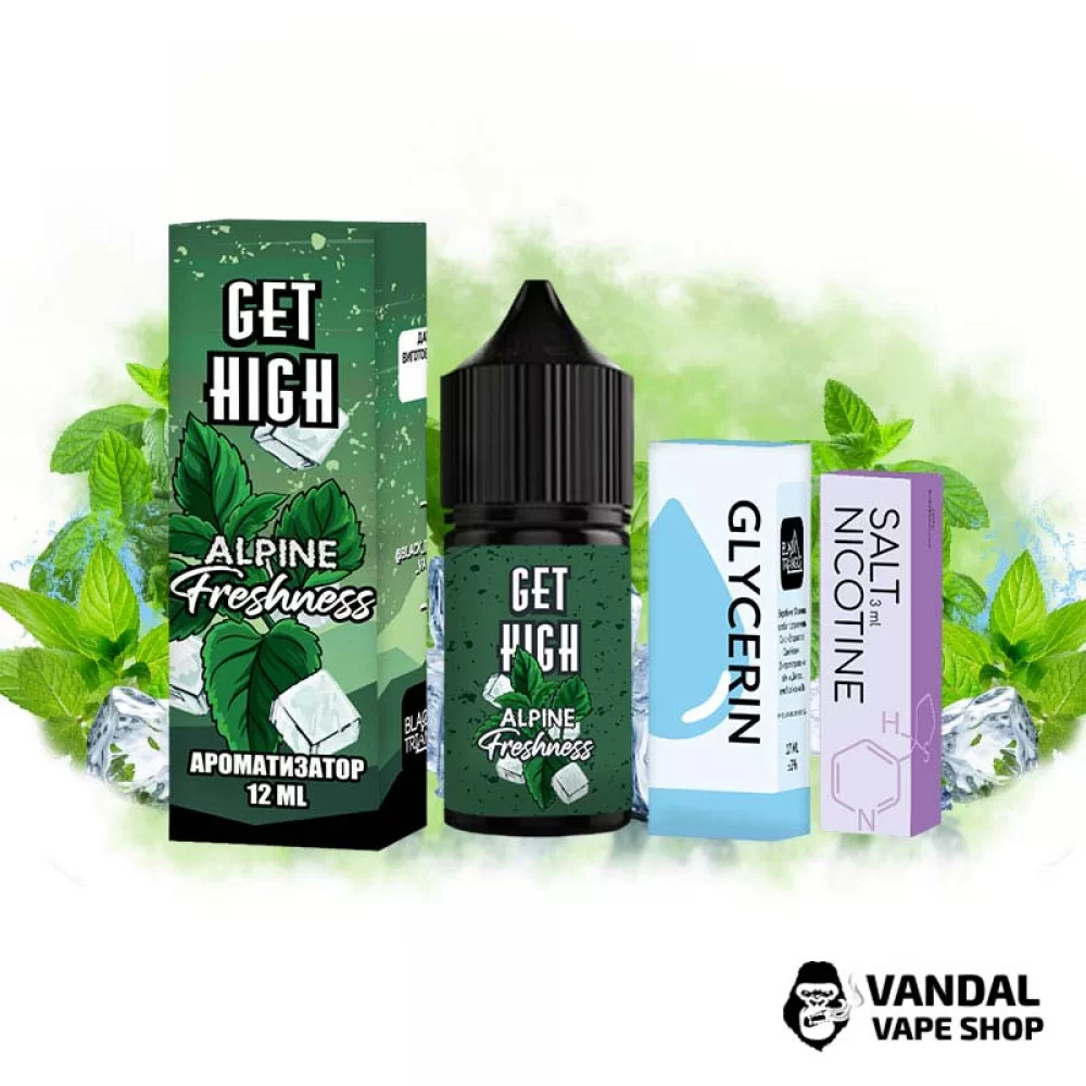 Набор для самозамеса Get High 30 мл 25 мг со вкусом альпийського мороза