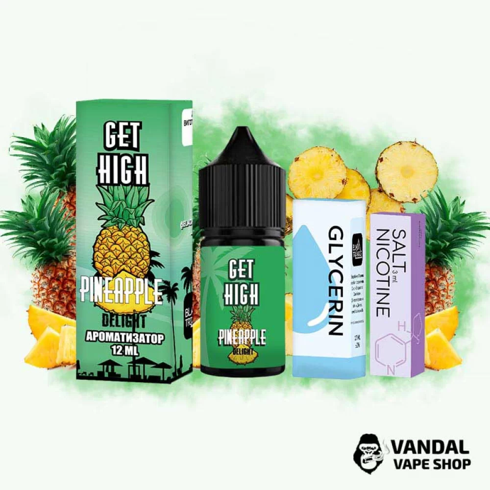 Набор для самозамеса Get High 30 мл 50 мг со вкусом ананаса