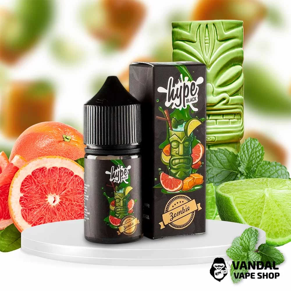 Набор для самозамеса Hype Black 30 мл 25 мг со вкусом микса цитрусов