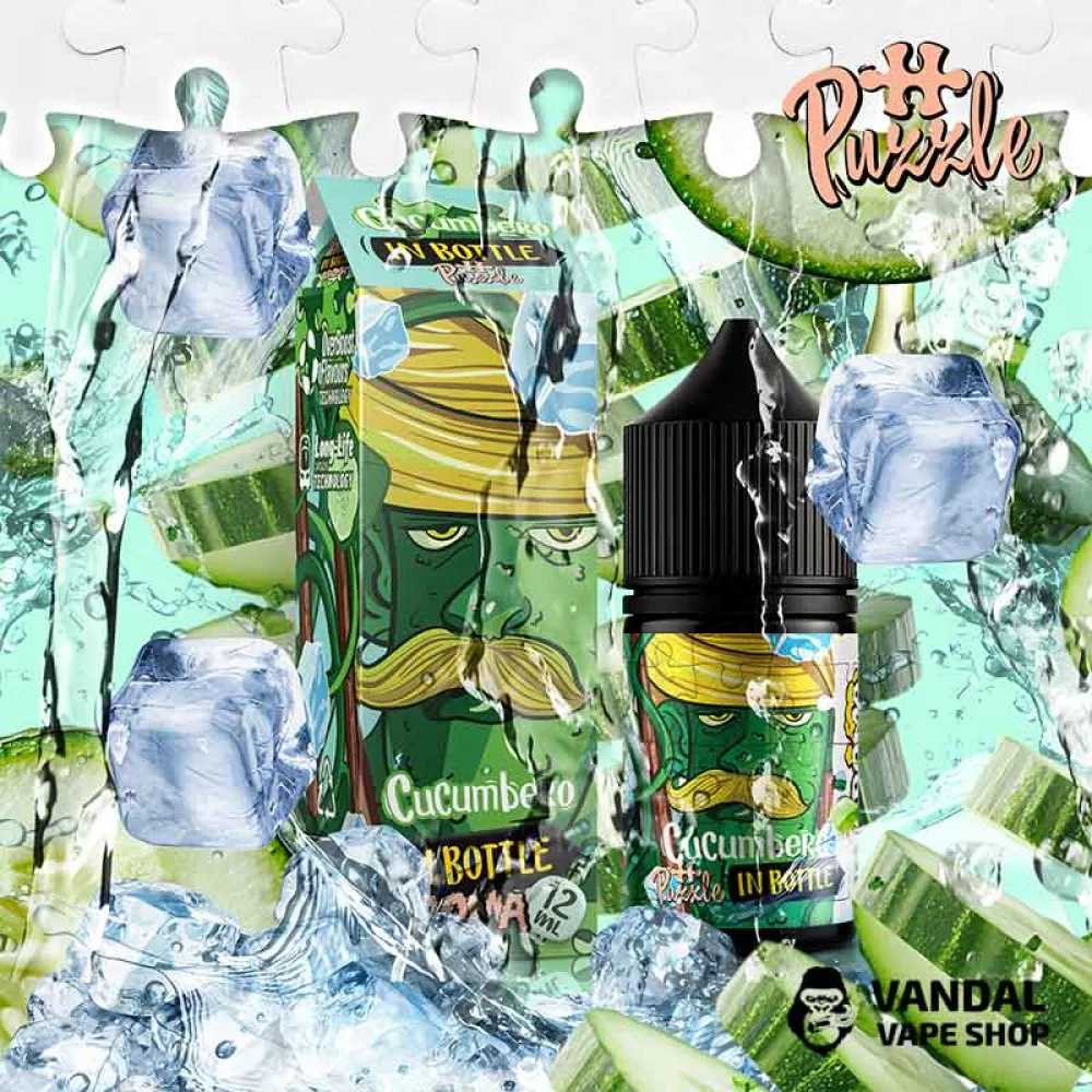 Набор для самозамеса In Bottle Salt Puzzle 30 мл 30 мг со вкусом огурца