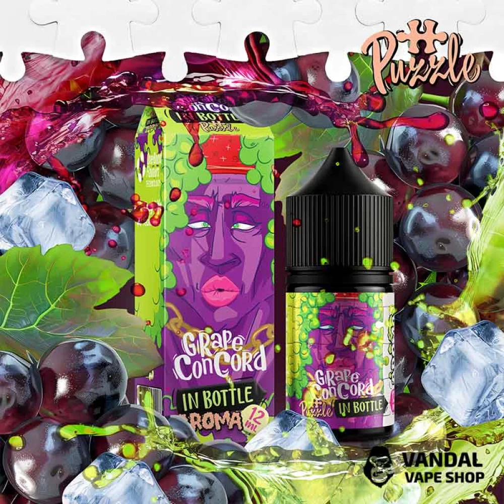 Набор для самозамеса In Bottle Salt Puzzle 30 мл 30 мг со вкусом винограда