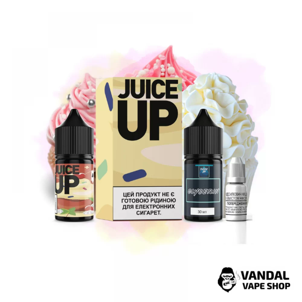 Набор для самозамеса Juice Up Salt 30 мл 25 мг со вкусом бисквита