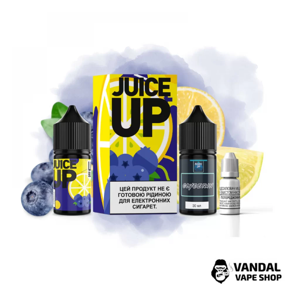 Набор для самозамеса Juice Up Salt 30 мл 25 мг со вкусом черники и лимона