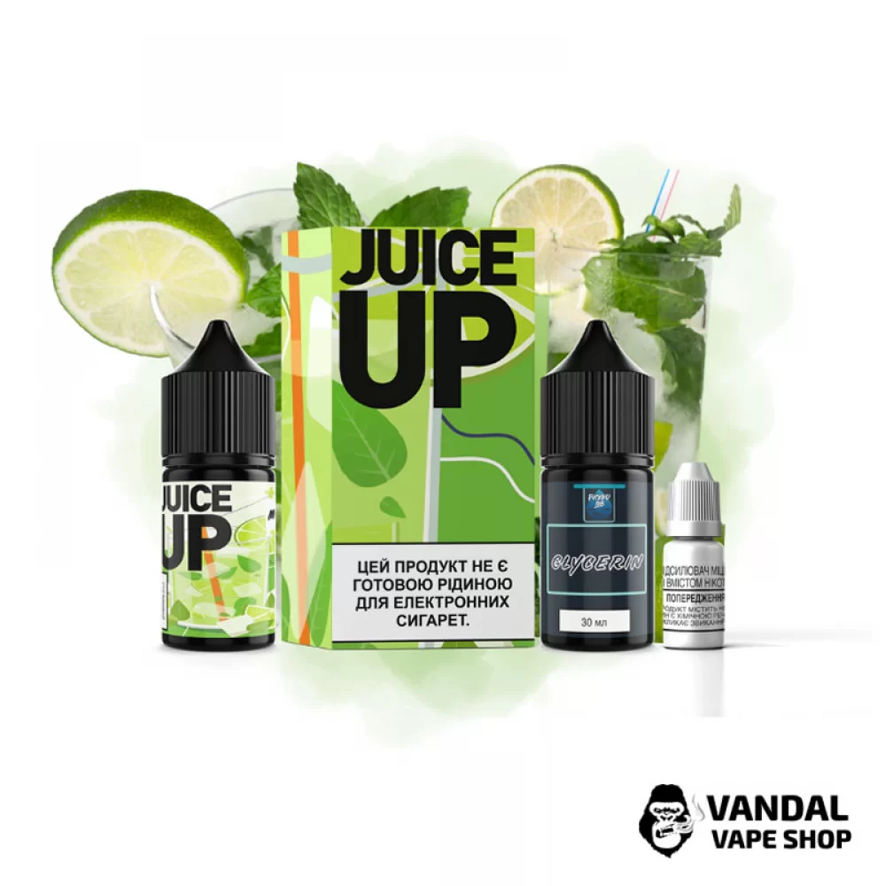 Набор для самозамеса Juice Up Salt 30 мл 25 мг со вкусом мохито