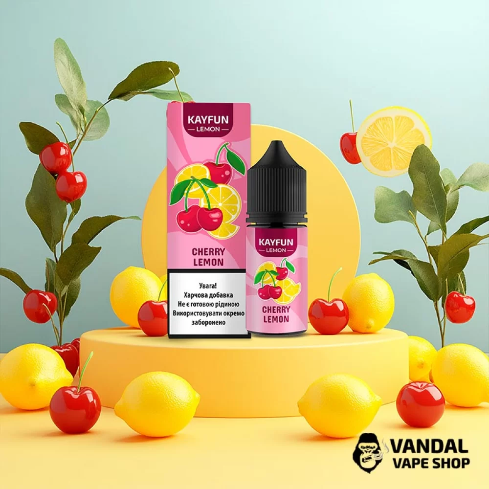 Набор для самозамеса Kayfun Lemon 30 мл 50 мг со вкусом вишни с лимоном