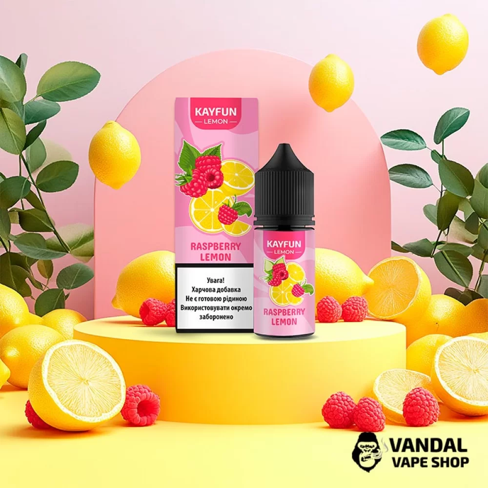 Набор для самозамеса Kayfun Lemon 30 мл 50 мг со вкусом малины с лимоном