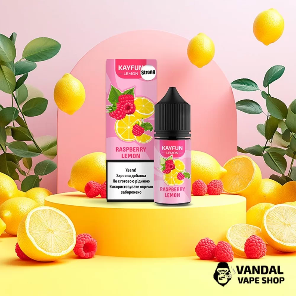 Набор для самозамеса Kayfun Lemon Strong 30 мл 50 мг со вкусом малины с лимоном