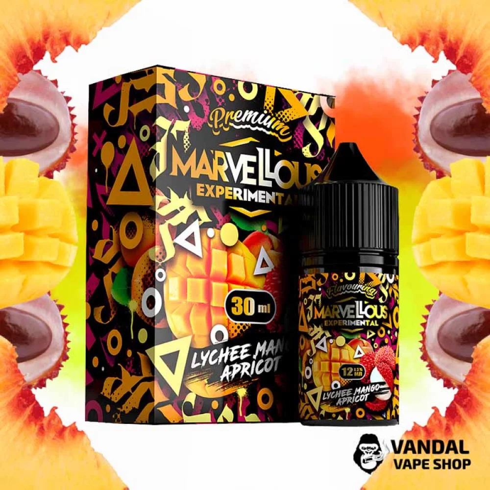 Набор для самозамеса  Marvellous Experimental 30 мл 50 мг со вкусом личи, манго, абрикоса