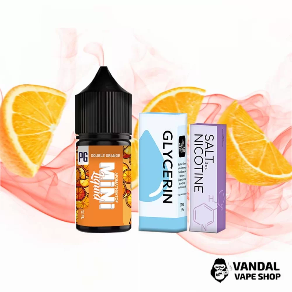 Набор для самозамеса Mini Liquid  30 мл 50 мг со вкусом двойного апельсина