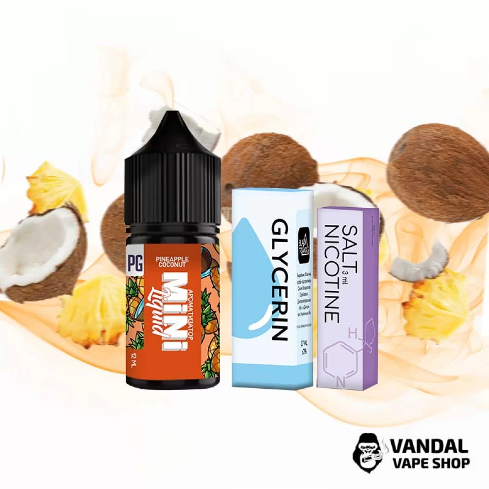 Набор для самозамеса Mini Liquid  30 мл 50 мг со вкусом ананаса и кокоса