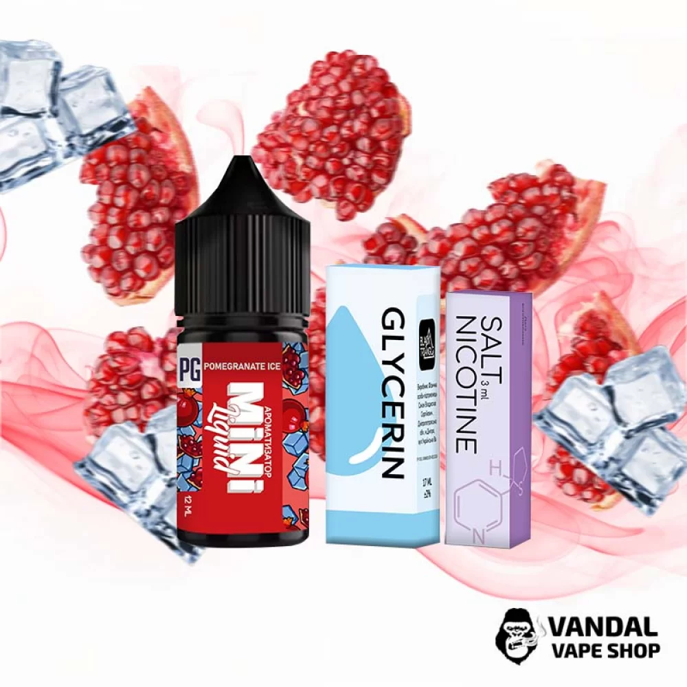 Набор для самозамеса Mini Liquid  30 мл 25 мг со вкусом граната с холодком