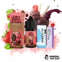 Набор Mixtura - Chocolate Ice Cream With Strawberries 30 мл 25 мг