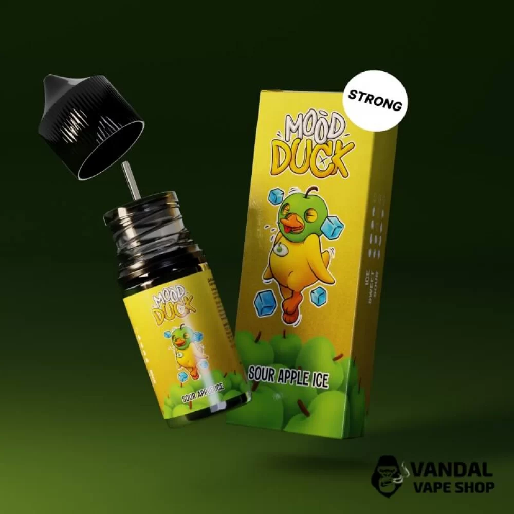 Набор для самозамеса Mood Duck Strong 10 мл 50 мг со вкусом кислого яблока с холодком