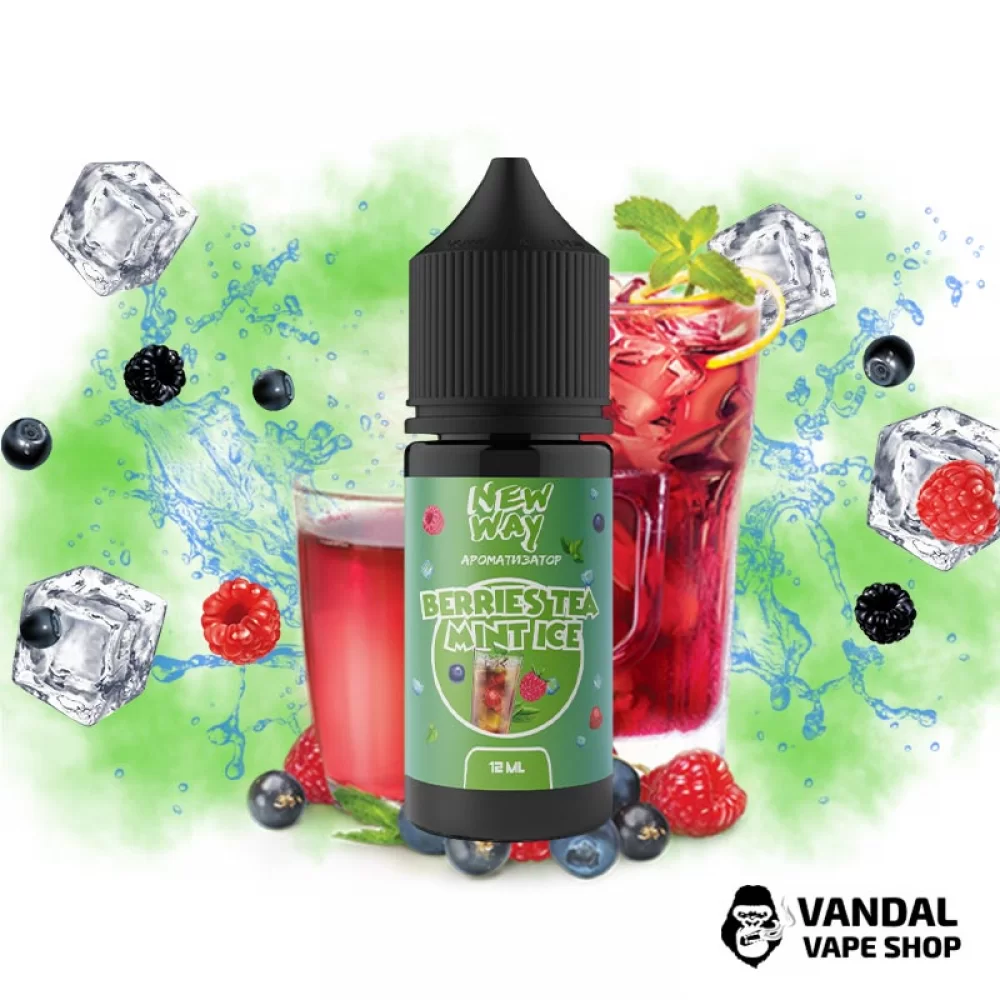Набор для самозамеса New Way Ice 30 мл 65 мг со вкусом ягодного чая с ментолом и холодком