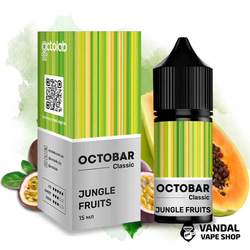 Набор OctoBar Salt 30 мл 50 мг Hard со вкусом папайи и маракуи с холодком