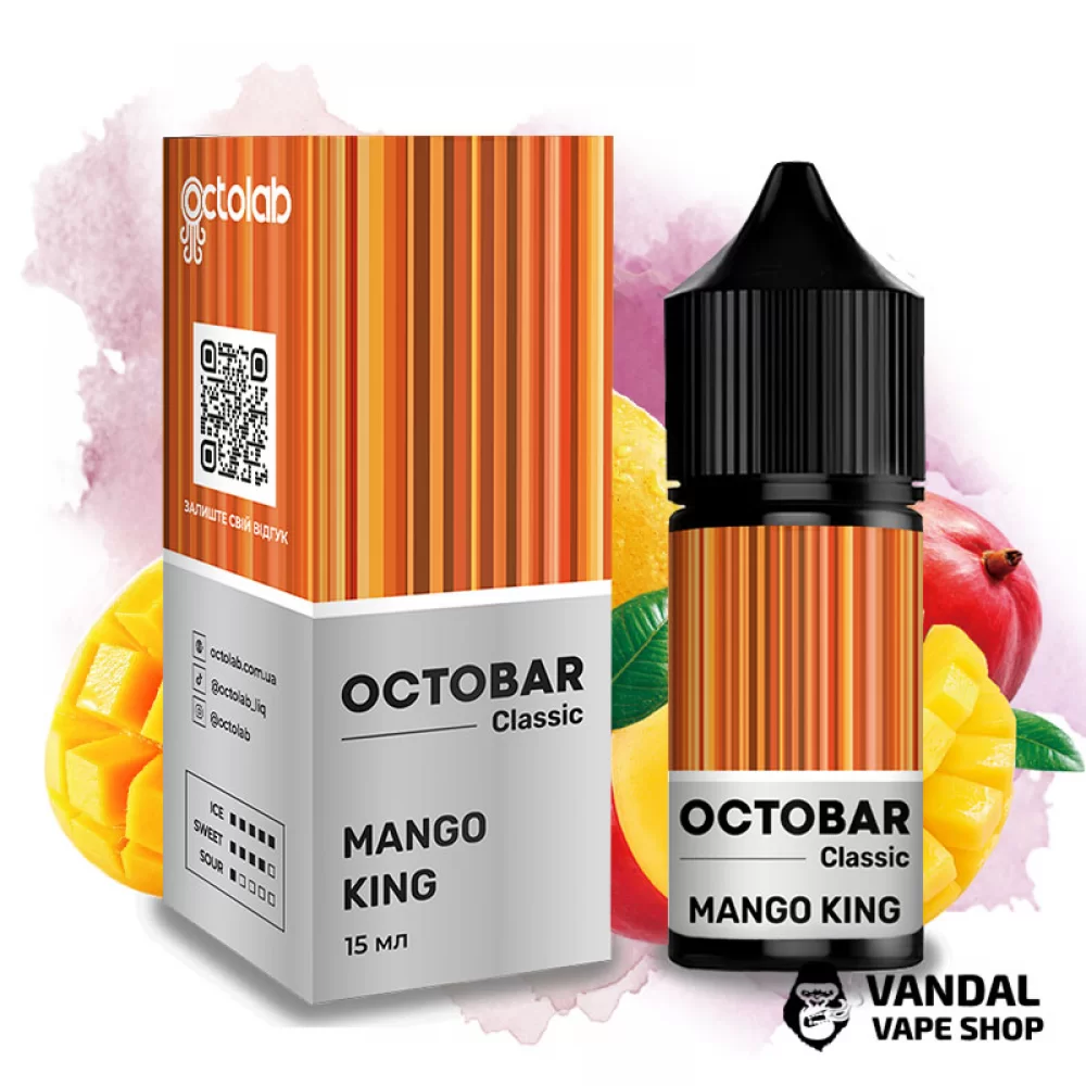 Набор OctoBar Salt 30 мл 50 мг со вкусом манго с холодком