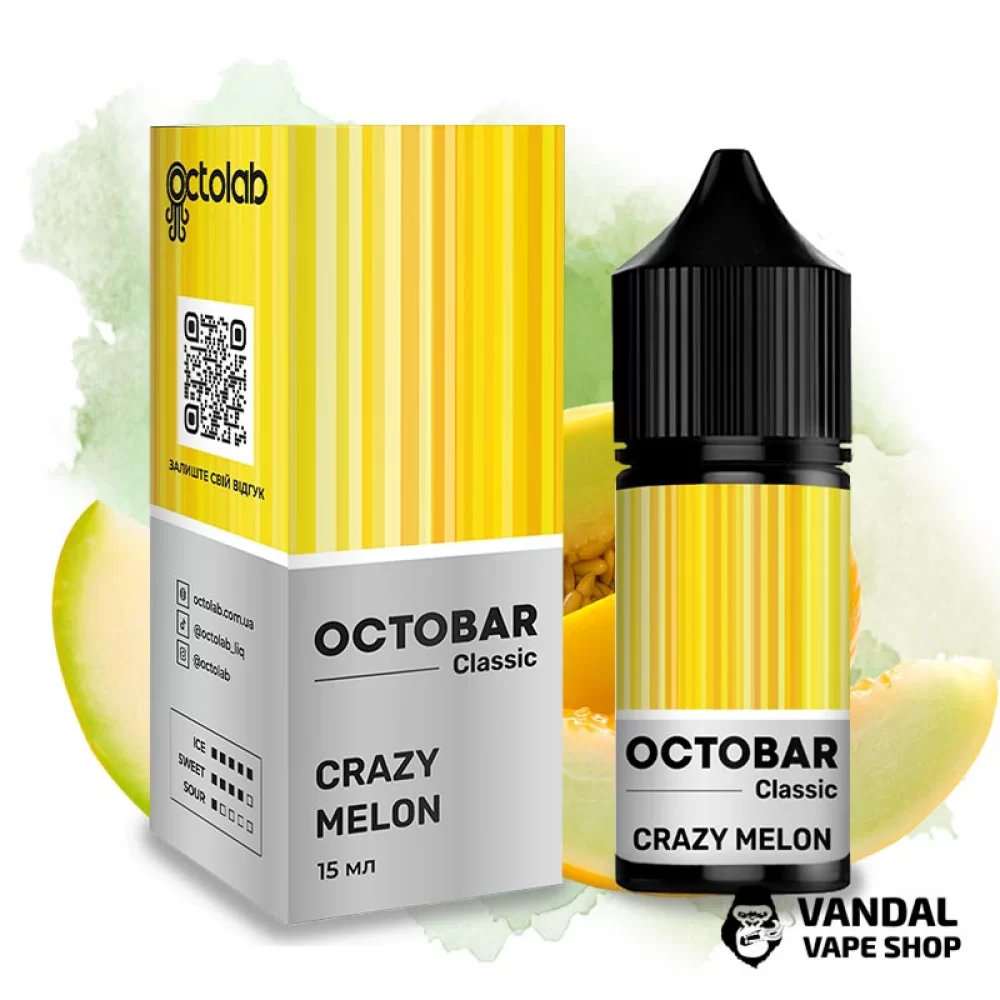 Набір OctoBar Salt 30 мл 50 мг Hard зі смаком кавуна і дині з холодком
