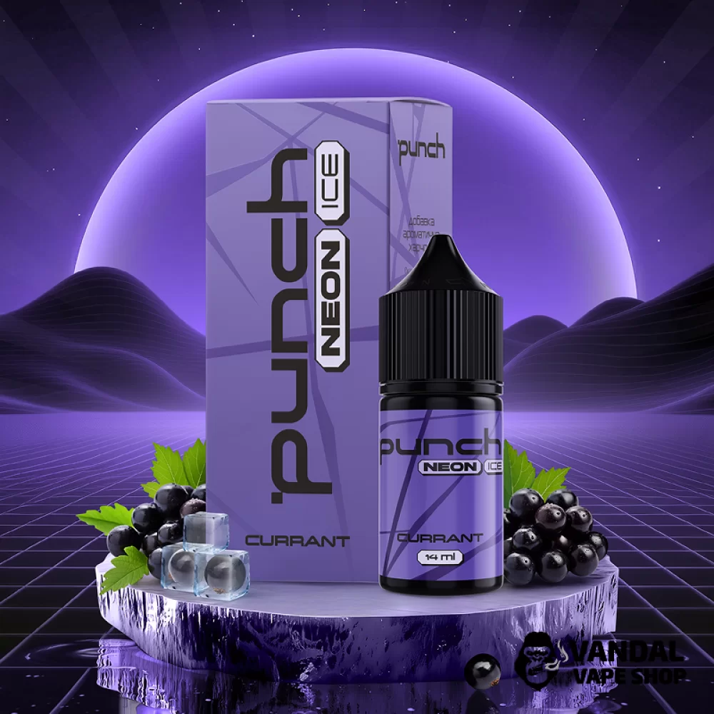 Набір Punch Neon Ice 30 мл 30/50 мг зі смаком смородини з льодом