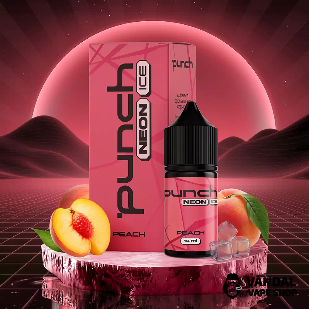 Набор Punch Neon Ice 30 мл 30/50 мг со вкусом персика со льдом