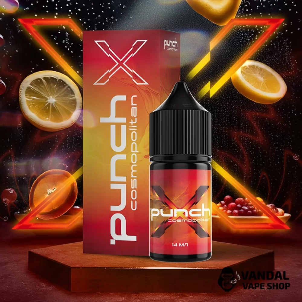 Набор для самозамеса Punch X 30 мл 30/50 мг со вкусом клюквы, лимона и апельсина