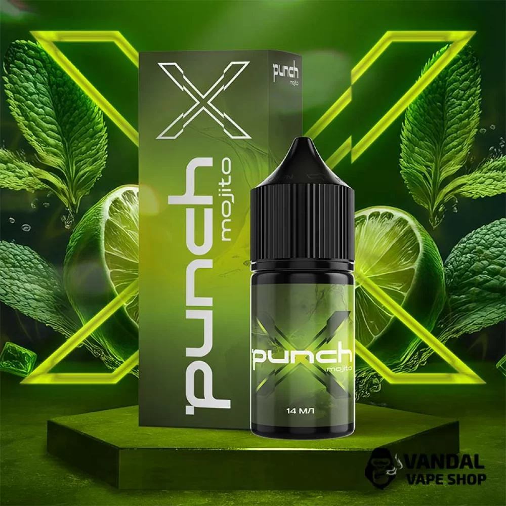 Набор для самозамеса Punch X 30 мл 60 мг со вкусом мяты, лайма и белого рома