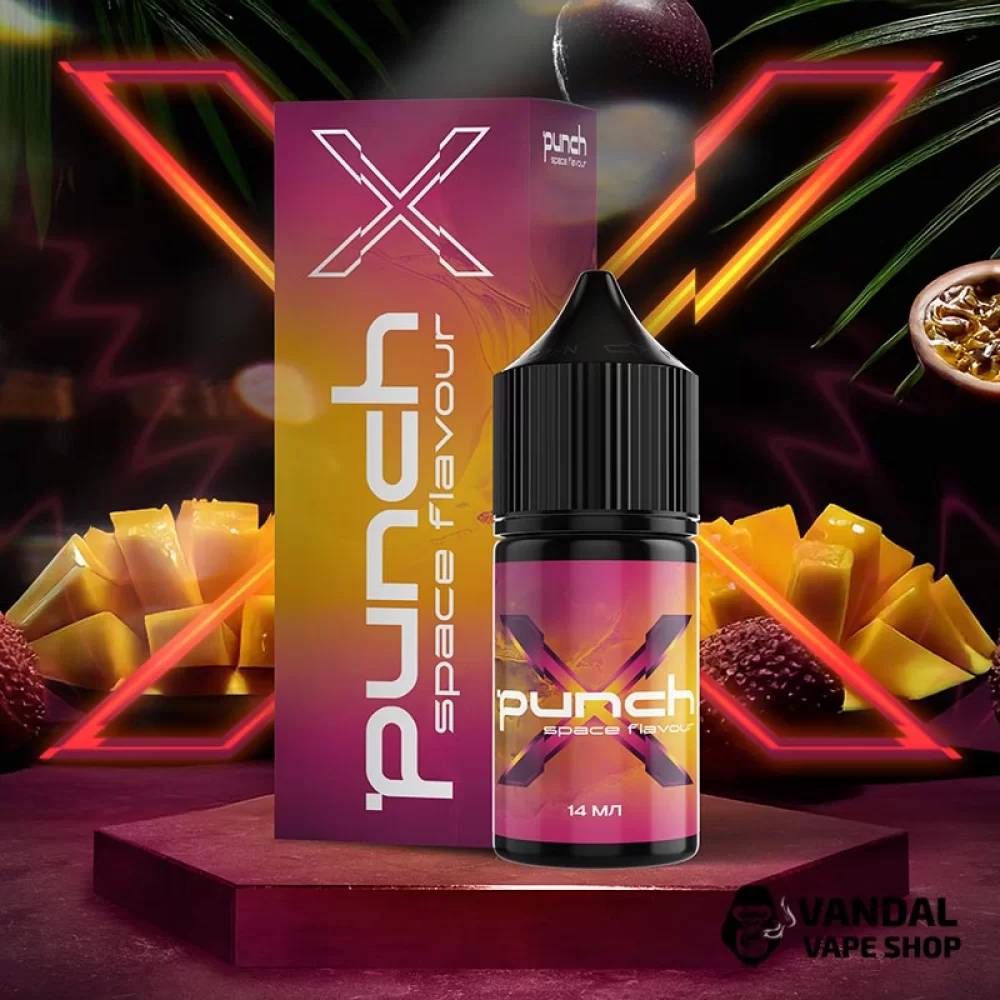 Набор для самозамеса Punch X 30 мл 30/50 мг со вкусом манго, маракуи и личи