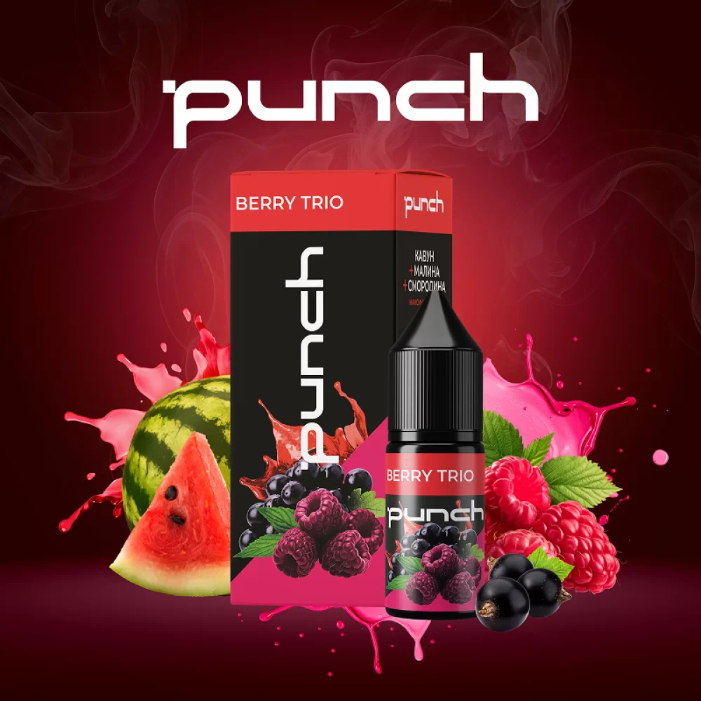 Набор для самозамеса Punch 10 мл со вкусом арбуза, малины и смородины Набор для самозамеса Punch 10 мл со вкусом арбуза, малины и смородины