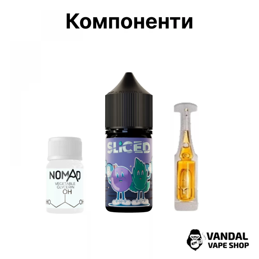 Набор для самозамеса Sliced 30 мл 50 мг со вкусом сладкой вишни