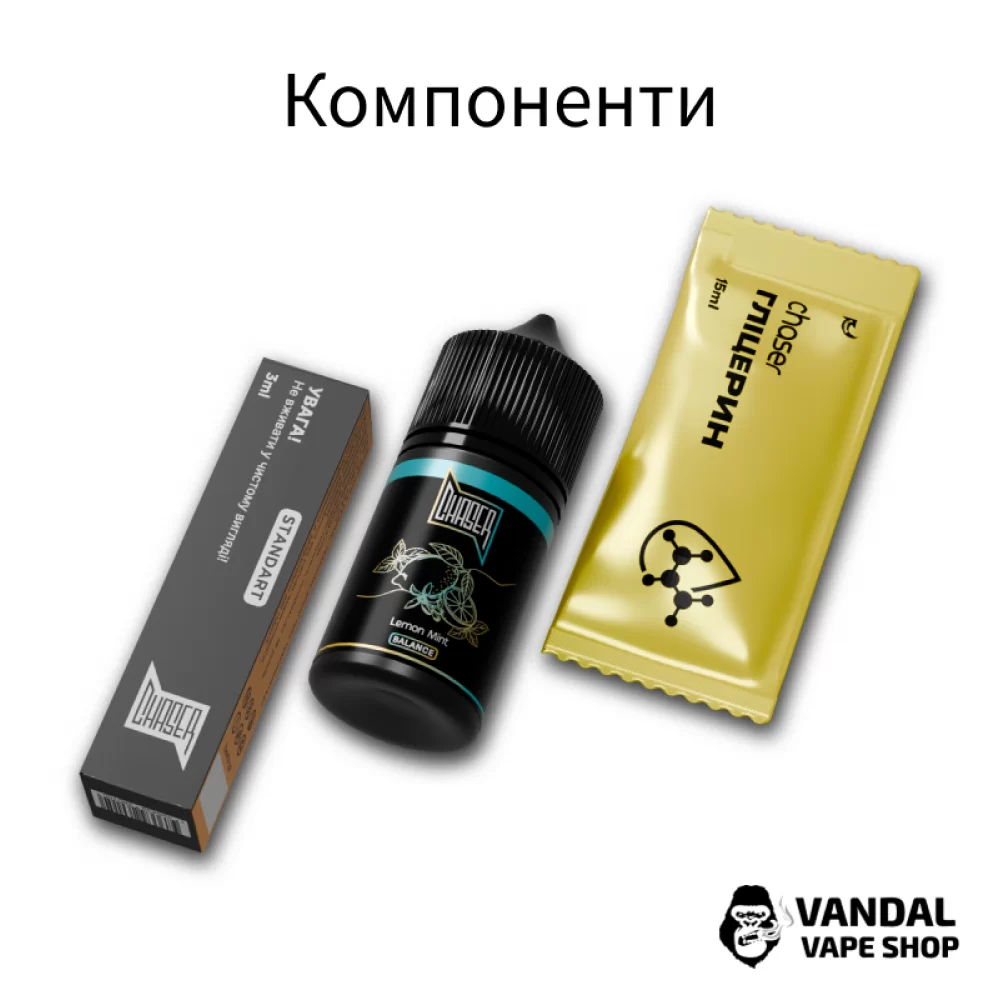 Набор для самозамеса Chaser Black Ice 30 мл 65 мг со вкусом арбуза и лимона