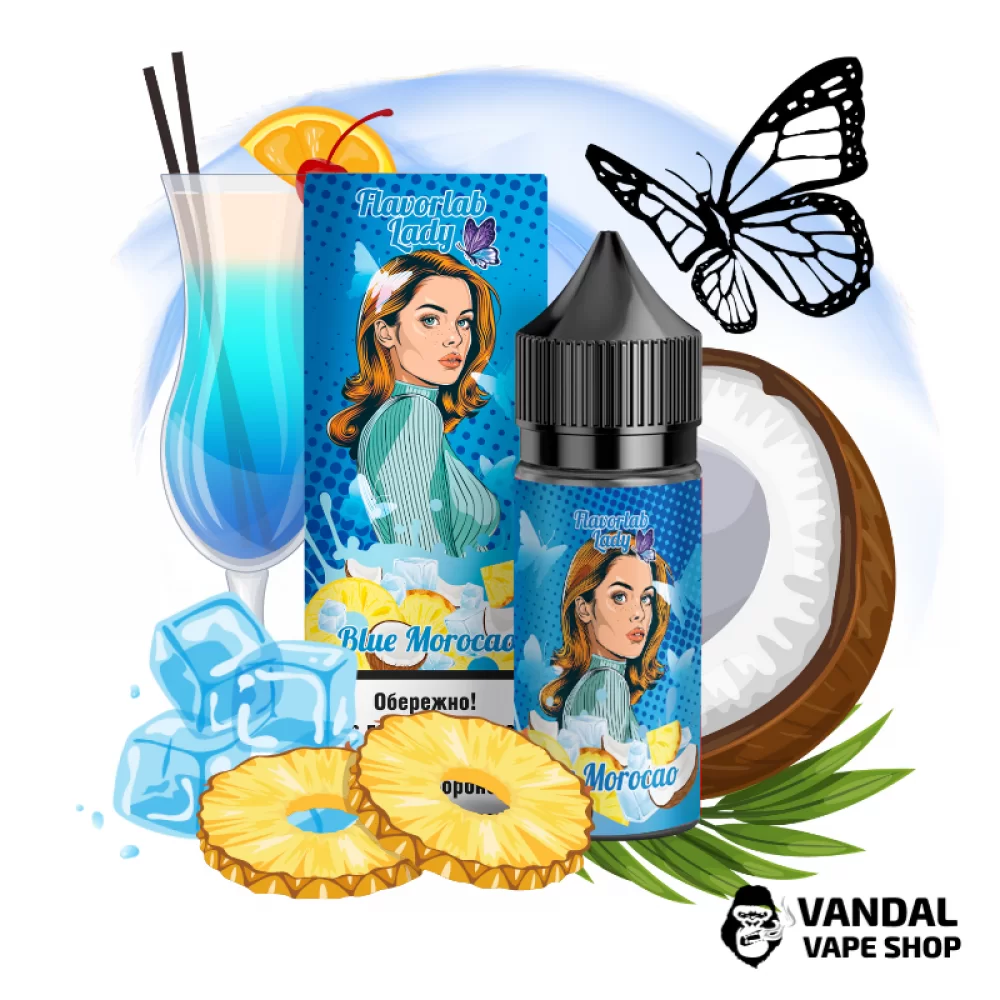 Набор для самозамеса Flavorlab Lady 30 мл со вкусом голубого марокао