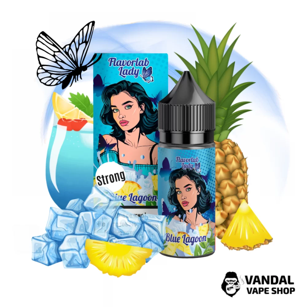 Набор для самозамеса Flavorlab Lady Strong 30 мл со вкусом голубой лагуны