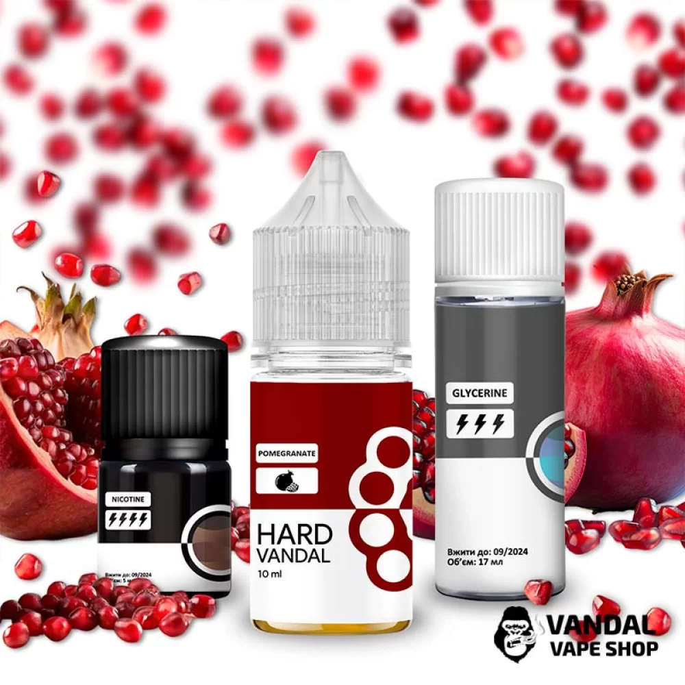 Набор для самозамеса HARD VANDAL 30 мл 65 мг со вкусом граната
