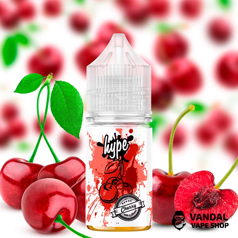 ЖИДКОСТЬ hype - Cherry 30 мл 35 мг НА СОЛЕВОМ НИКОТИНЕ СО ВКУСОМ вишни ЖИДКОСТЬ hype - Cherry 30 мл 35 мг НА СОЛЕВОМ НИКОТИНЕ СО ВКУСОМ вишни