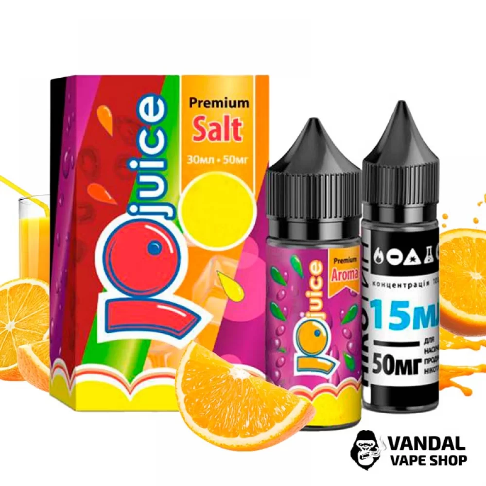 Набор для самозамеса JoJuice Premium Salt 30 мл 65 мг со вкусом апельсинового сока