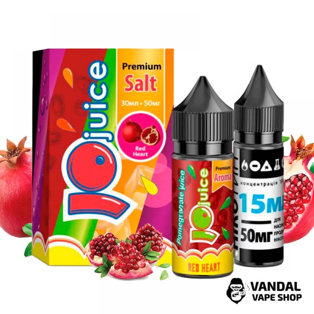Набор для самозамеса JoJuice Premium Salt 30 мл 65 мг со вкусом гранатового сока
