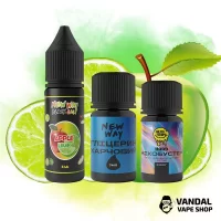 Наборы для самозамеса New Way Black 15 мл 30 мг - Apple Lime