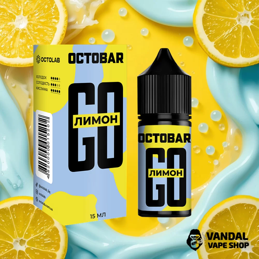 Набір для самозамісу Octobar Go 30 мл 50 мг Hard зі смаком лимону