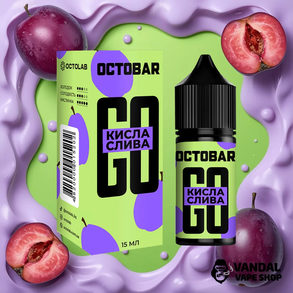 Набор для самозамеса Octobar Go 30 мл 50 мг со вкусом кислой сливы