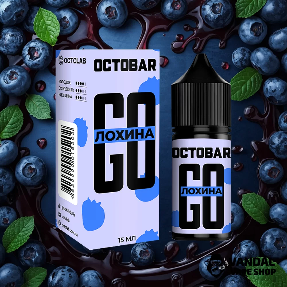 Набор для самозамеса Octobar Go 30 мл 50 мг Hard со вкусом голубики