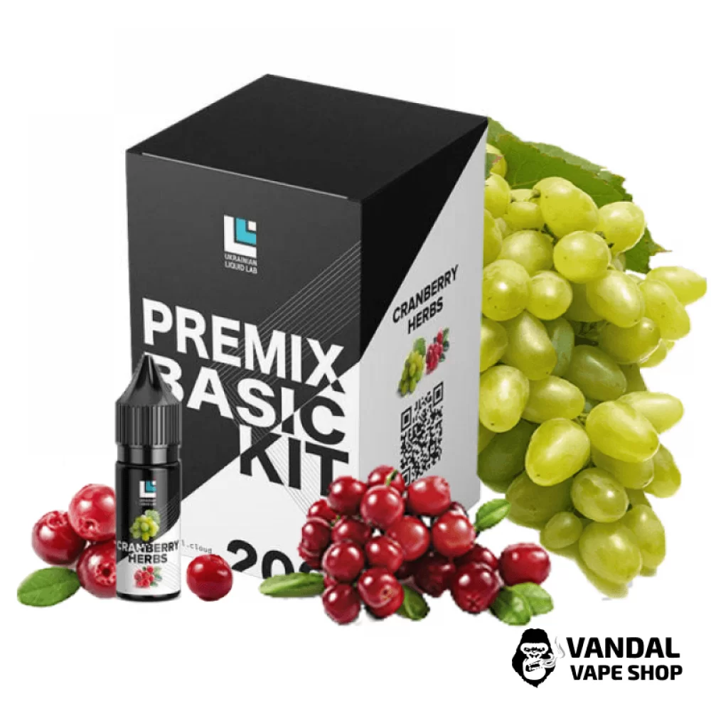Набор для самозамеса Premix Basic Kit 30 мл 50 мг со вкусом винограда и клюквы