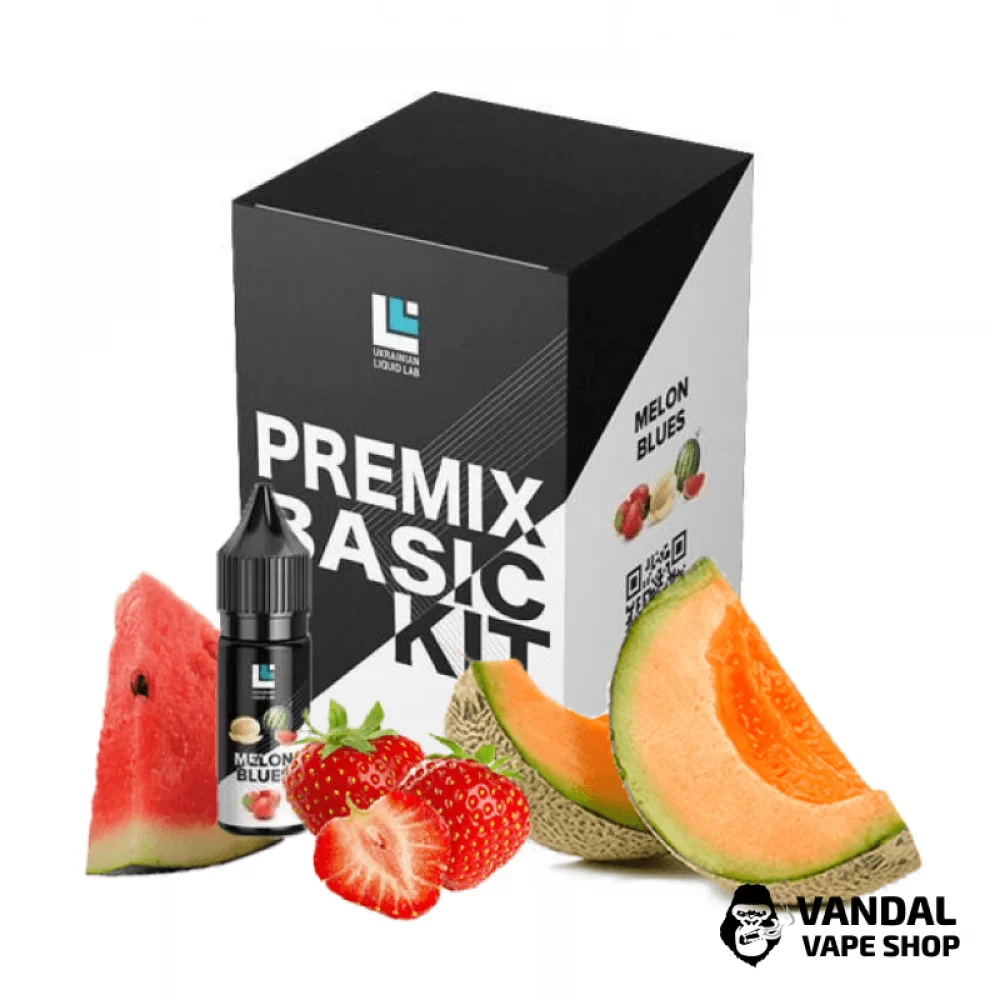 Набор для самозамеса Premix Basic Kit 30 мл 50мг со вкусом дыни, арбуза и клубники